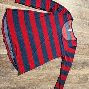 Lularoe lynnae xl new with tag  Striped Long Sleeve Top
